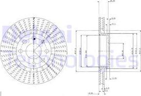 Delphi BG2636 - Kočioni disk www.molydon.hr