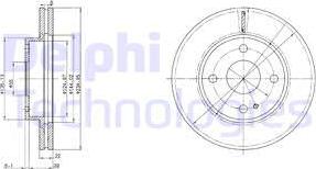 Delphi BG2629 - Kočioni disk www.molydon.hr