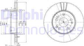 Delphi BG2677 - Kočioni disk www.molydon.hr