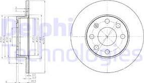 Delphi BG2149 - Kočioni disk www.molydon.hr