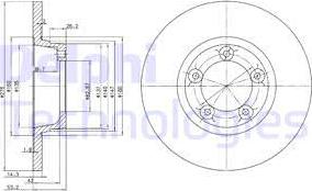 Delphi BG2159 - Kočioni disk www.molydon.hr