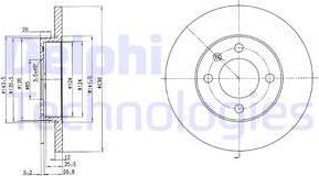 Delphi BG2116 - Kočioni disk www.molydon.hr