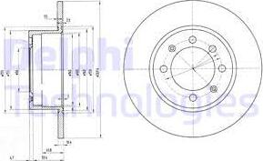 Delphi BG2112 - Kočioni disk www.molydon.hr