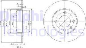 Delphi BG2117 - Kočioni disk www.molydon.hr