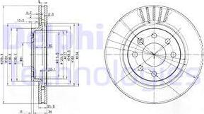 Delphi BG2899 - Kočioni disk www.molydon.hr