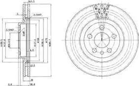 BOSCH 986478812 - Kočioni disk www.molydon.hr