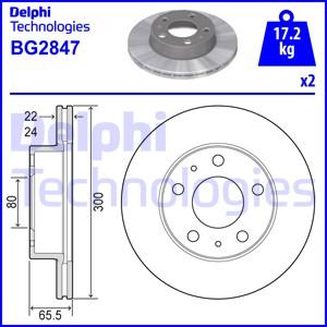 Delphi BG2847 - Kočioni disk www.molydon.hr