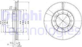 Delphi BG2808 - Kočioni disk www.molydon.hr