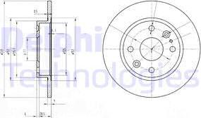 Delphi BG2803 - Kočioni disk www.molydon.hr