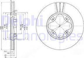 Delphi BG2816 - Kočioni disk www.molydon.hr