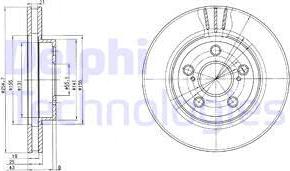 Delphi BG2880 - Kočioni disk www.molydon.hr