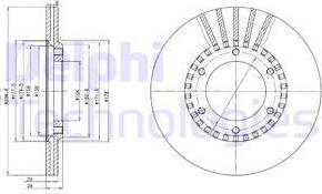 Delphi BG2365 - Kočioni disk www.molydon.hr