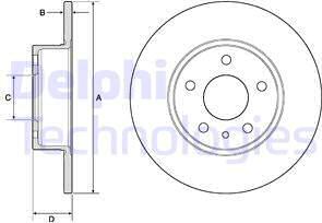 Delphi BG2386 - Kočioni disk www.molydon.hr