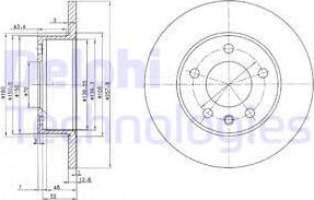 Delphi BG2380 - Kočioni disk www.molydon.hr