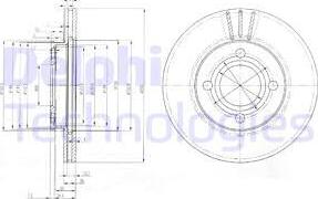 Delphi BG2333 - Kočioni disk www.molydon.hr