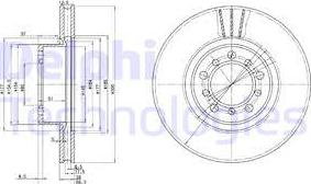 Delphi BG2372 - Kočioni disk www.molydon.hr