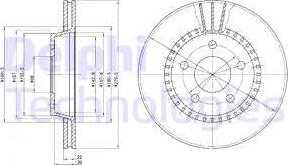 Delphi BG2377 - Kočioni disk www.molydon.hr