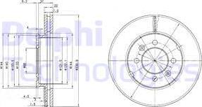 Delphi BG2290 - Kočioni disk www.molydon.hr