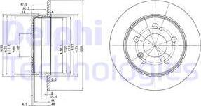 Delphi BG2291 - Kočioni disk www.molydon.hr