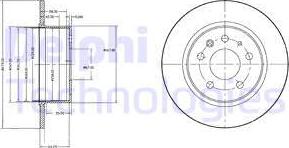 Delphi BG2240 - Kočioni disk www.molydon.hr