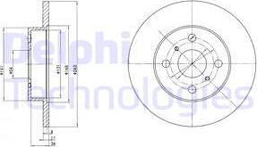 Delphi BG2256 - Kočioni disk www.molydon.hr