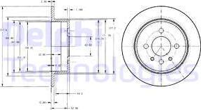 Delphi BG2202 - Kočioni disk www.molydon.hr