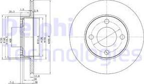 Delphi BG2215 - Kočioni disk www.molydon.hr