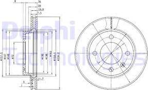 Delphi BG2273 - Kočioni disk www.molydon.hr