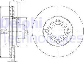 Delphi BG2272 - Kočioni disk www.molydon.hr