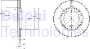 Delphi BG2798 - Kočioni disk www.molydon.hr