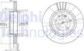 Delphi BG2740 - Kočioni disk www.molydon.hr