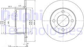 Delphi BG2747 - Kočioni disk www.molydon.hr