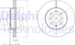 Delphi BG2759 - Kočioni disk www.molydon.hr