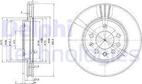 Delphi BG2750 - Kočioni disk www.molydon.hr