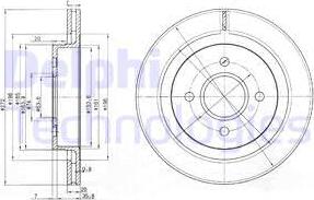 Delphi BG2758 - Kočioni disk www.molydon.hr