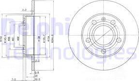 Delphi BG2753 - Kočioni disk www.molydon.hr