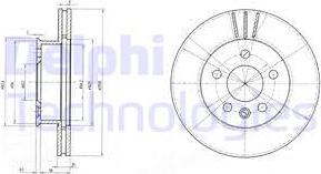 Delphi BG2717 - Kočioni disk www.molydon.hr