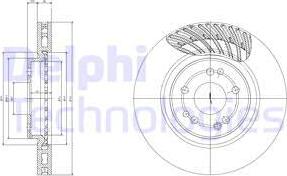 Delphi BG2775 - Kočioni disk www.molydon.hr