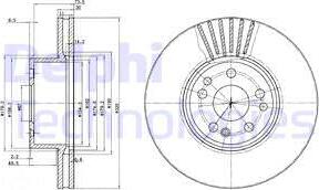 Delphi BG739 - Kočioni disk www.molydon.hr