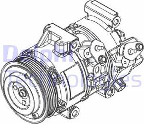 Delphi CS20495 - Kompresor, klima-Uređaj www.molydon.hr