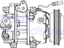 Delphi CS20493 - Kompresor, klima-Uređaj www.molydon.hr