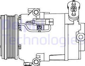 Delphi CS20432-12B1 - Kompresor, klima-Uređaj www.molydon.hr