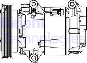 Delphi CS20428 - Kompresor, klima-Uređaj www.molydon.hr