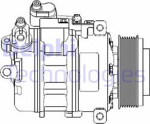 Delphi CS20479 - Kompresor, klima-Uređaj www.molydon.hr