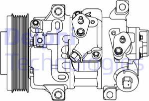 Delphi CS20478 - Kompresor, klima-Uređaj www.molydon.hr