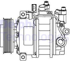 Delphi CS20546 - Kompresor, klima-Uređaj www.molydon.hr