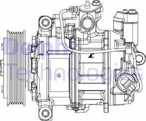 Delphi CS20504 - Kompresor, klima-Uređaj www.molydon.hr