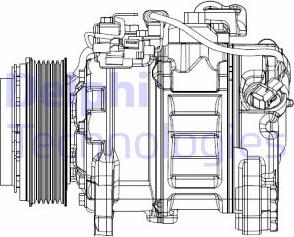 Delphi CS20501 - Kompresor, klima-Uređaj www.molydon.hr