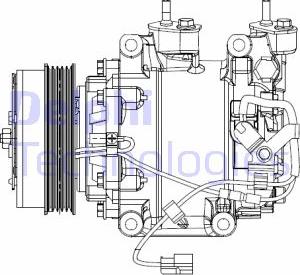 Delphi CS20510 - Kompresor, klima-Uređaj www.molydon.hr