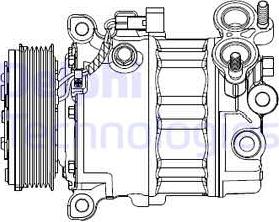 Delphi CS20512 - Kompresor, klima-Uređaj www.molydon.hr